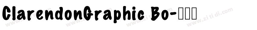 ClarendonGraphic Bo字体转换